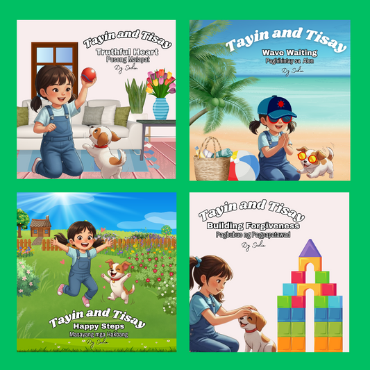 A Week of Wonder with Tayin and Tisay (7 Downloadable and Printable Bilingual E-books)