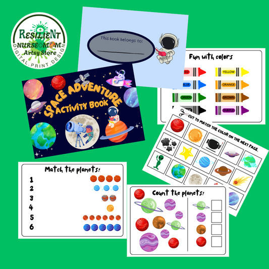 Space Adventure Busy Book E-Book